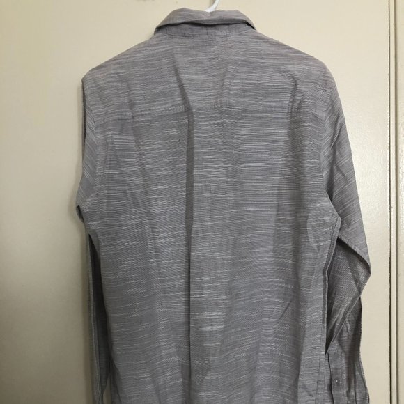 Tavik Grey long-sleeve button down, M - Picture 4 of 5